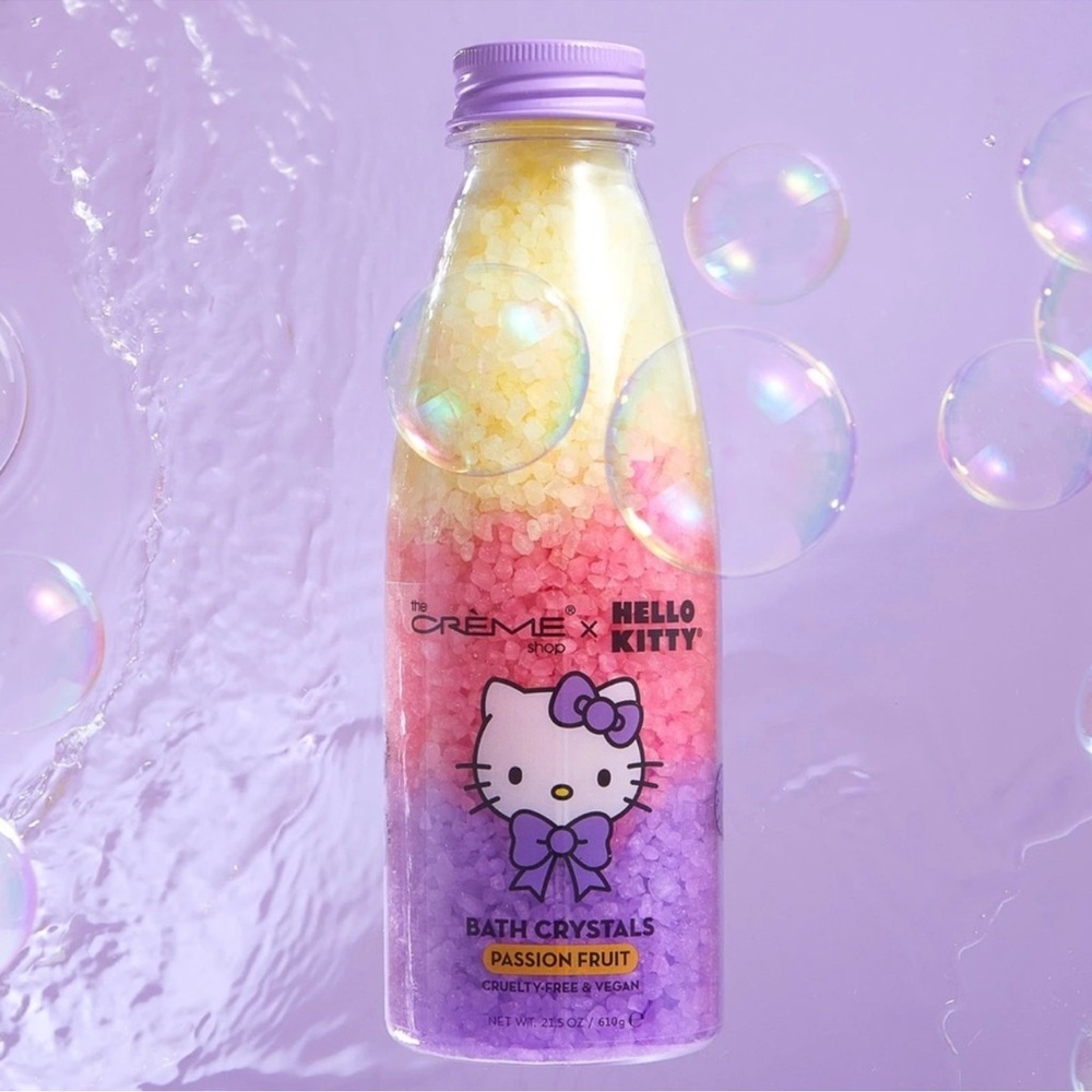 The Crème Shop x Hello Kitty Passion Fruit Bath Crystals NWT